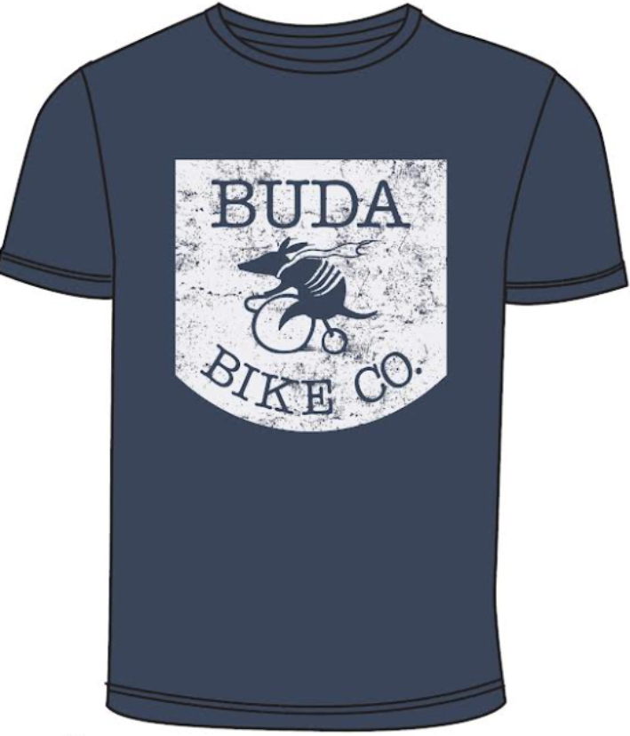 Buda Bike Company T-Shirt Blue
