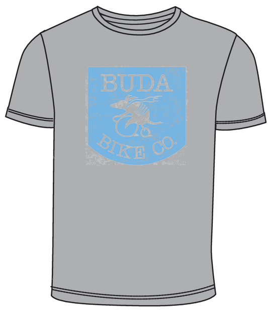 Buda Bike Company T-Shirt Gray Heather